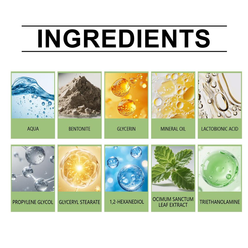 AMZ Facial Cleansing Bubble Mask 90g - Gentle Deep  Cleansing Pore, Blackhead Removal, Pore Tightening, Oil Control, Moisturizing Mask