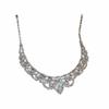 3Pcs U-Shaped Water Drop Pendant Necklace European Style Crystal Bride Jewelry Set  Ladies Gift