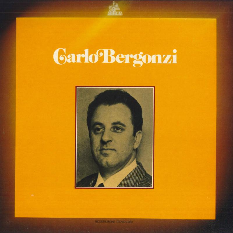 LP Record CARLO BERGONZI - Carlo Bergonzi LPO2061 CETRA 1980 Italy Classical Used