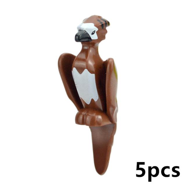 MOC Город Животные Строительные Блоки Фигурки Коза Овца Орел Сова Панда Попугай Чайка Пингвин Зоопарк Рам Аксессуары Кирпичики Игрушка Подарок