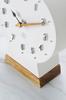 Настольные часы Interform Polk Scandinavian White Keyhole Wood W14 x H18 x CL-4097 D5.5cm