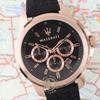 Maserati Successo Black Мужской кварцевый хронограф с датой R8871621012