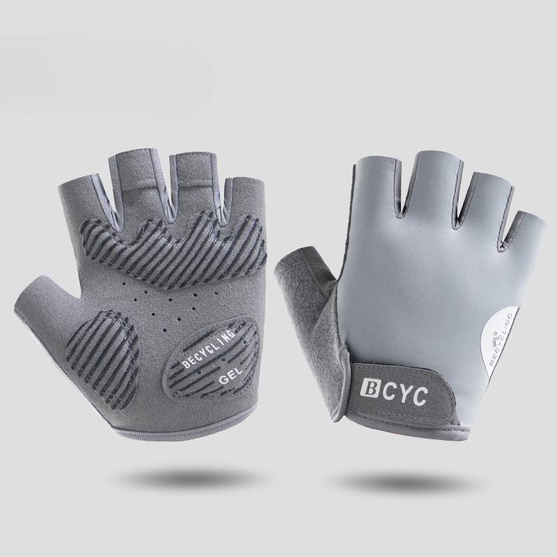 Fitness Gloves Men's Summer Thin Half Finger Exercise Anti Callus Equipment Horizontal Bar Wrist Guards Strength Training Anti Slip Gloves