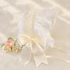 Ribbon Bow Cosplay Headpiece Lace Trim Anime Headband Lovely Lace Headband  For Maid Costume