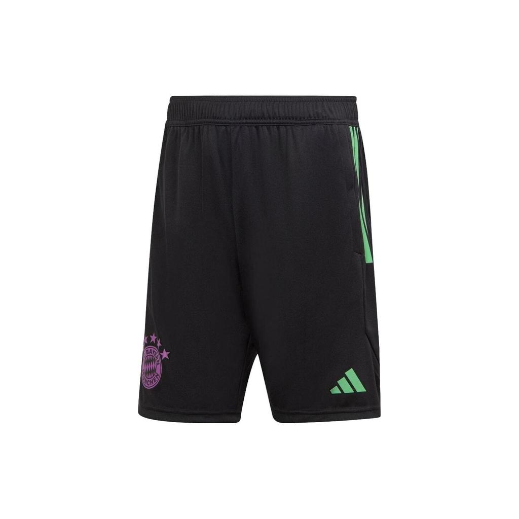 adidas SS23 Однотонные футбольные брюки с эластичной резинкой на талии, сезон 23/24, мужские брюки Bayern Munich, черные IB1538