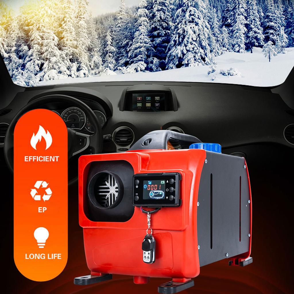 12V 24V Ignition Copper Heater 8kw All inCar Heater Parking Heater For RVs Motorhome Trucks LCD Remote Control