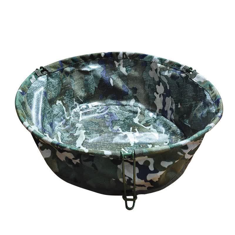 Portable Ink Pattern Foldable Washbasin