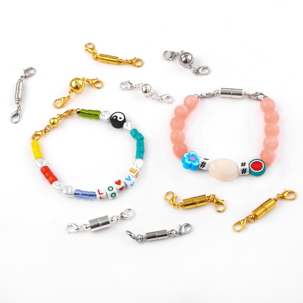 2/5 шт., аксессуары, магнитные застежки-лобстеры для ожерелья, браслета, крючки-шарики-лобстеры