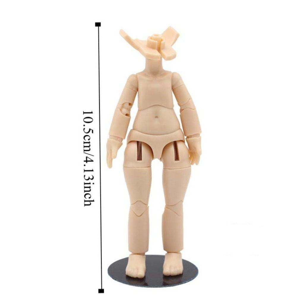 Аксессуары для кукол Многосуставное тело куклы Ob11 Подвижное Нарядное тело DOD 10,5 см Сменная модель куклы Сделай сам