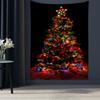 Colorful Christmas Tree Tapestry Wall Hanging Hippie Tapies Witchcraft Abstract Art Aesthetics Room Holiday Home Decor