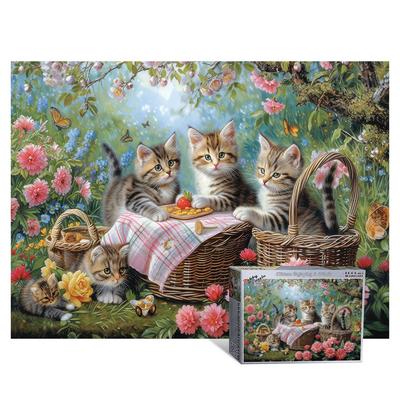 Пазл AddOne «Пикник с кошками», 1000 деталей, BB5304