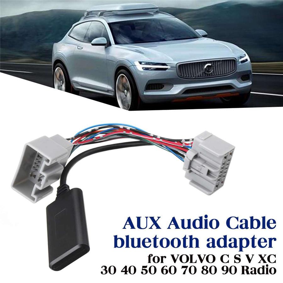 Car Radio AUXILIARY Input Bluetooth Adapter Receiver Cable Plug and Play