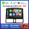 Android OS for Honda CR-V CRV 2 2001 - 2006 Car Radio Multimedia Player 4G Bluetooth WiFi GPS Navigation IPS Screen Auto Tools