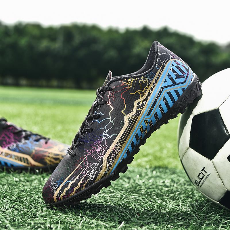 Fashion Men's Soccer Shoes TF/FG Non-Slip Turf Soccer Cleats Train Shoes High Quality Comfortable Outdoor Sneakers Football Boots 35-47