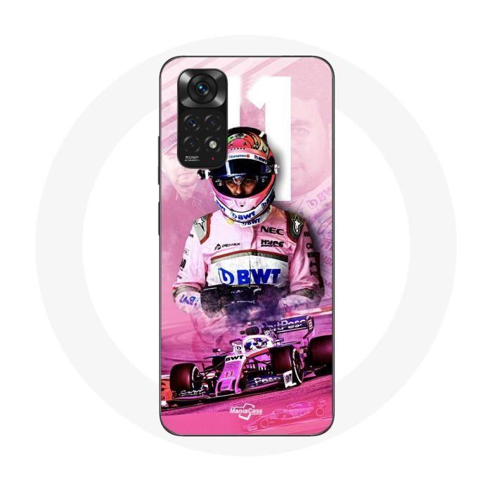 Coque - Formule 1 - Xiaomi Redmi Note 11S - Souple - Rose - Sergio Pérez