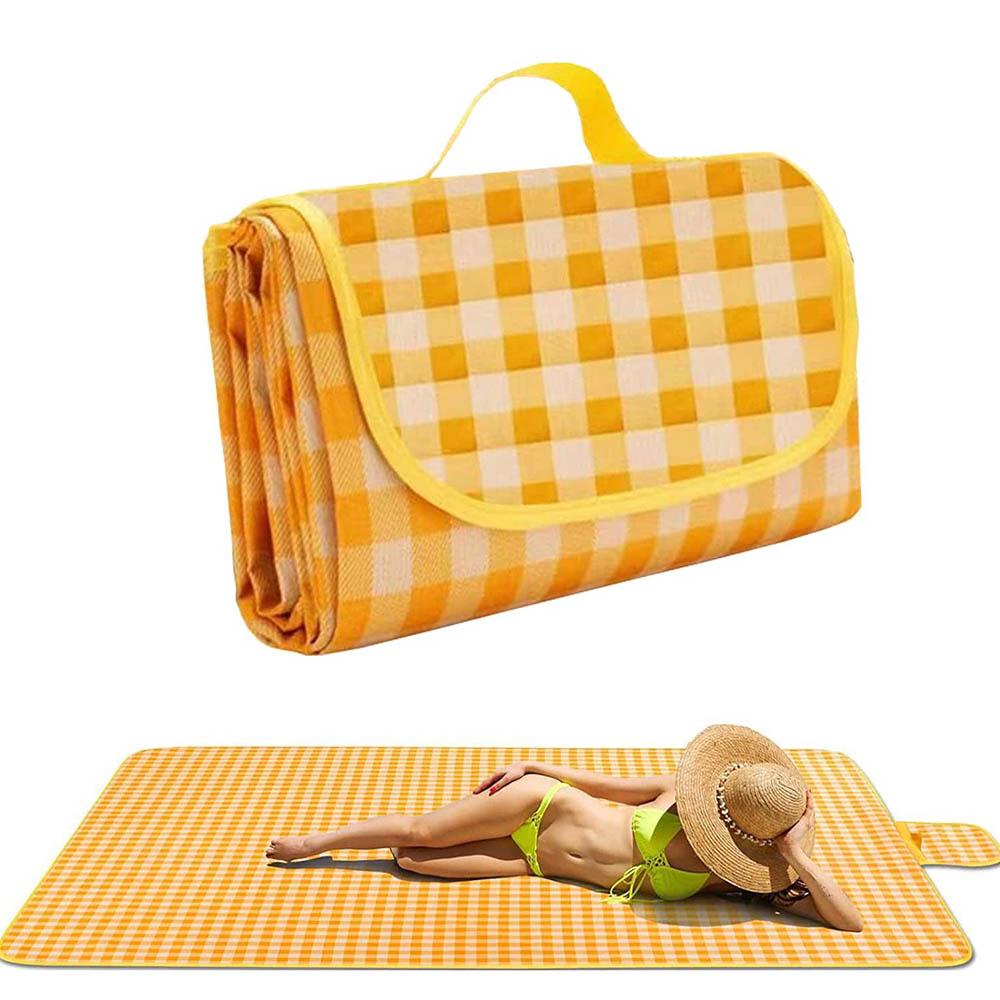 Одеяло для пикника, пляжный коврик, песчаный водонепроницаемый кемпинговый коврик, портативный дорожный коврик для улицы, дома, семьи, пляжа, барбекю, парка, травы