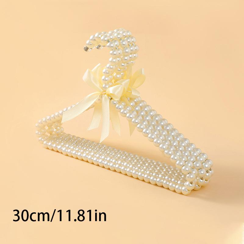 5 шт. стильная вешалка для одежды для домашних животных с искусственным жемчугом 20/25/30 см маленькая вешалка для одежды с жемчугом