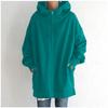 Women's Casual Loose Fit Comfortable Long Full Zip Hoodies Sweatshirts for Spring Autumn Multicolor