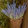 Искусственный цветок лаванды, листья, букет, домашний свадебный садовый декор, 12 головок