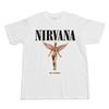 Классическая ретро хлопковая футболка группы Nirvana для мужчин и женщин, с коротким рукавом, летняя, в панк-стиле, однотонная, свободная, повседневная, дышащая футболка
