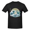 The Great Whale Loose Tshirt Niche Lazy Style Highdefinition Printing Cotton Tee