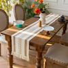 Interior Mat Decorative Dining Table Cloth Table Flag Long Table Mat Cotton And Linen Woven Cover Fabric Retro Classic Home