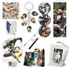 Атака титанов Эрен Мерч, Набор Капитанский Мешок Удачи, Значок, Акриловая Подставка, Настенное Украшение, Подарок на День рождения [Параллельный импорт]