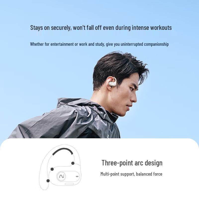 IFLYTEK Air Bluetooth-гарнитура с открытым ухом - Черная