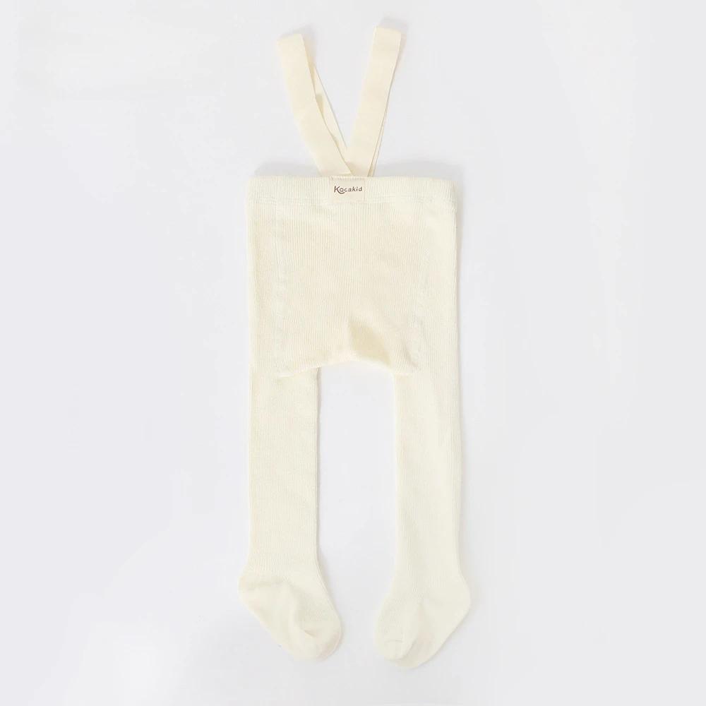 Baby Girl Boy Stocking 0-3Y Infant Toddler Knit Tights Newborn Suspender Tights Pantyhose Solid High Waist Overall Legging