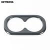 For Honda CR-V CRV  2024 2025 Carbon Fiber Rear Cup Holder Water Bottle Decoration Frame Interior Accessories Car Styling
