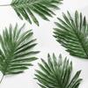 6шт искусственные пальмовые листья тропические растения пляжные украшения для дома и офиса