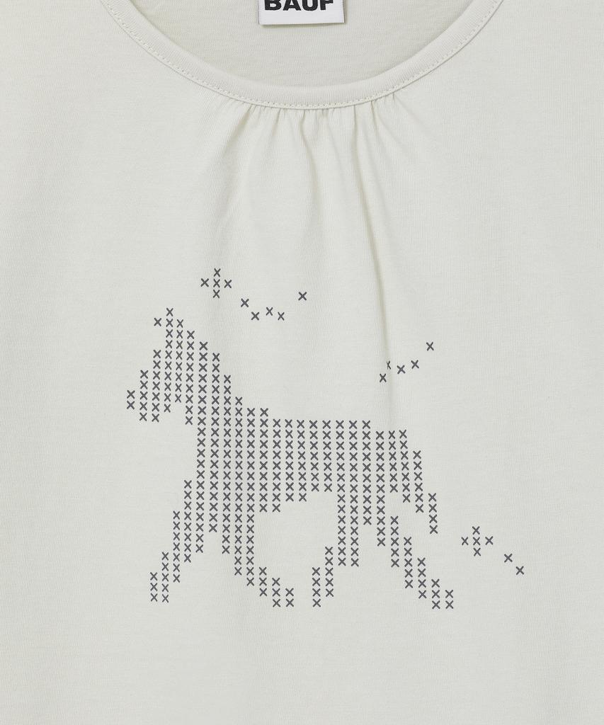 Футболка с принтом BAUF Horse Logo [Пыльный мятный]