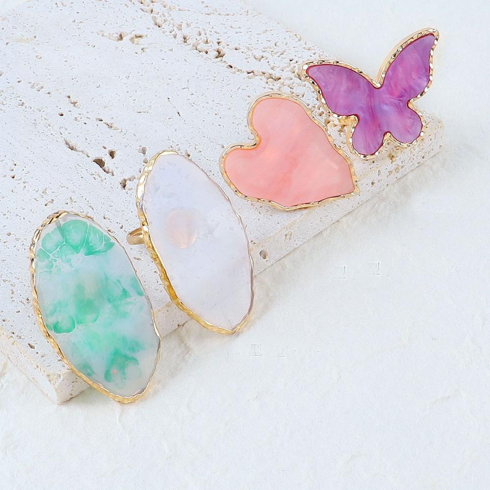 Showing Shelf Finger Ring Nail Art Plate Tips Nail Art Palette Pigment Holder Nail Display Stand