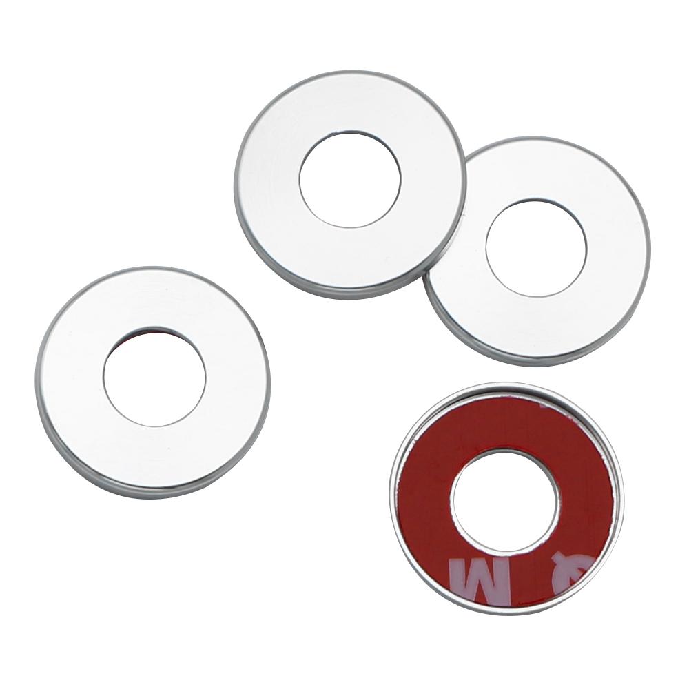 4 шт., штифты для дверного замка из нержавеющей стали, накладка для Mercedes Benz CE GLC Class W205, кольцо для замка двери автомобиля, наклейка на панель, аксессуары