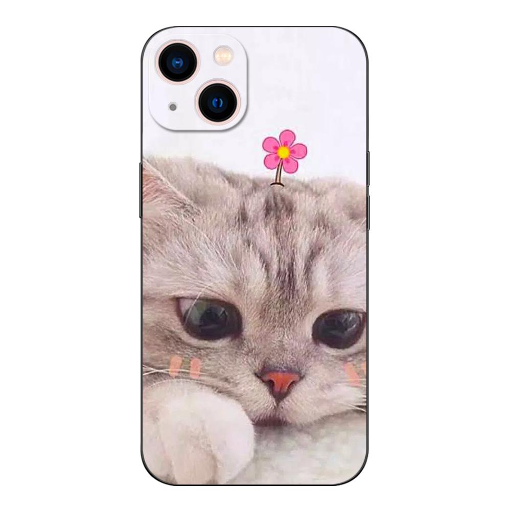 Black Tpu Case For OPPO Reno 7 7Z 8 Lite 4G 5G PRO F11 F17 F15 F19 F19S F21 British Shorthair Cat