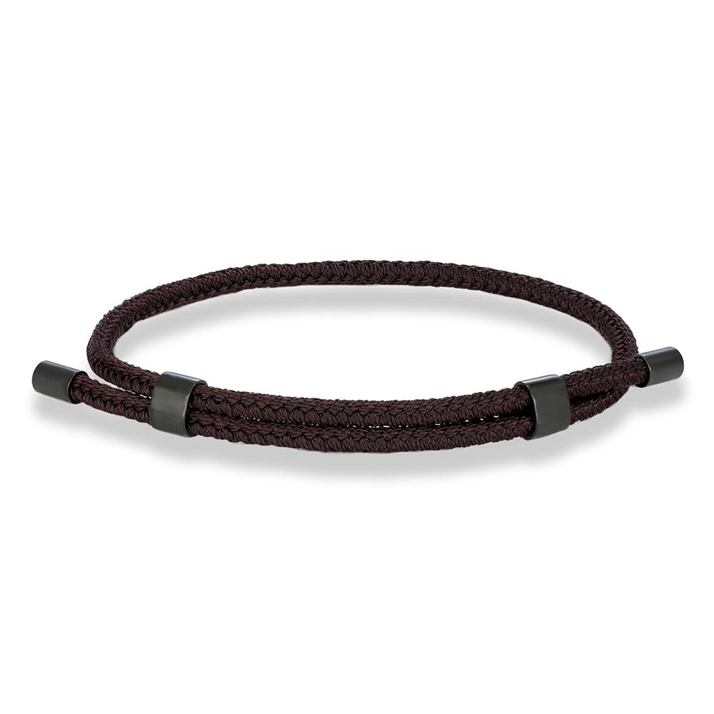 3MM Waterproof Surfering Rope Bracelets Men Adjustable Nautical Rope Bracelet Women Black Stainless Steel Sport Buckle
