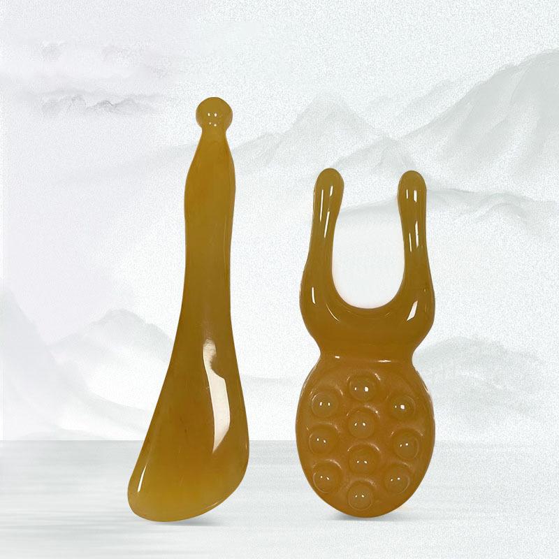 Смоляная доска Гуаша для лица, специальная косметическая палочка для подтяжки глаз, скребок для акупунктурного массажа носа, оздоровительный массаж, инструменты для скребков