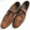 1968 Made? FLORSHEIM Kenmoor Long Wingtip Shoes Size 10.5C (27.027.5cm) Imperial Vintage Men's(USED)
