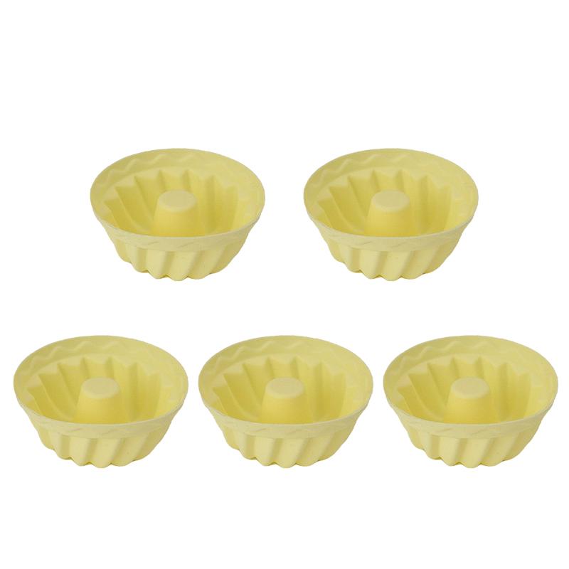 Lebensmittelechte Kuchenform Silikon Mehrfarbig Runde Muffinförmchen Backen Silikon Kuchenformen