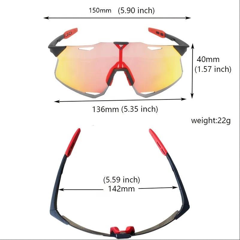 100 Велоочки UV400 Велосипедные солнцезащитные очки Мужские Дорожные MTB Велосипедные очки Рыбалка Езда Очки Велосипедные очки