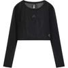 Breathable Long Sleeve Sports T-Shirt Regular Fit Women Tops Black JP1459