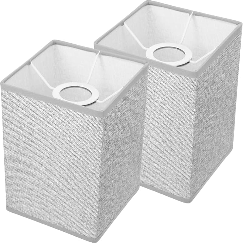 BESPORTBLE 2 шт. льняной абажур для настольной лампы, абажур для подвесной лампы, сменная лампа, квадратный тканевый абажур, льняной подвесной светильник, абажуры, приспособление, барабан