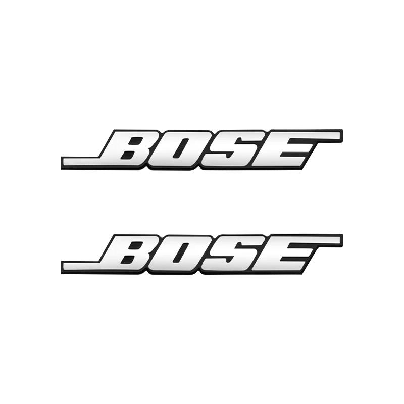 Bose Значок с логотипом-буквой алюминиевый 3D наклейки для автомобильной аудиосистемы Для bmw Dacia Alfa Romeo Lada Skoda Hyundai Infiniti Volvo Jaguar