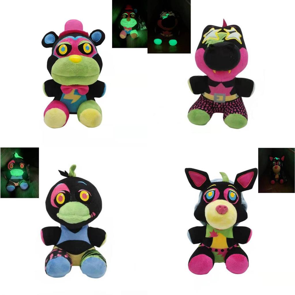 Плюшевая игрушка Сандрап из Fnaf Светящаяся в темноте Функции безопасности для детей и коллекционеров