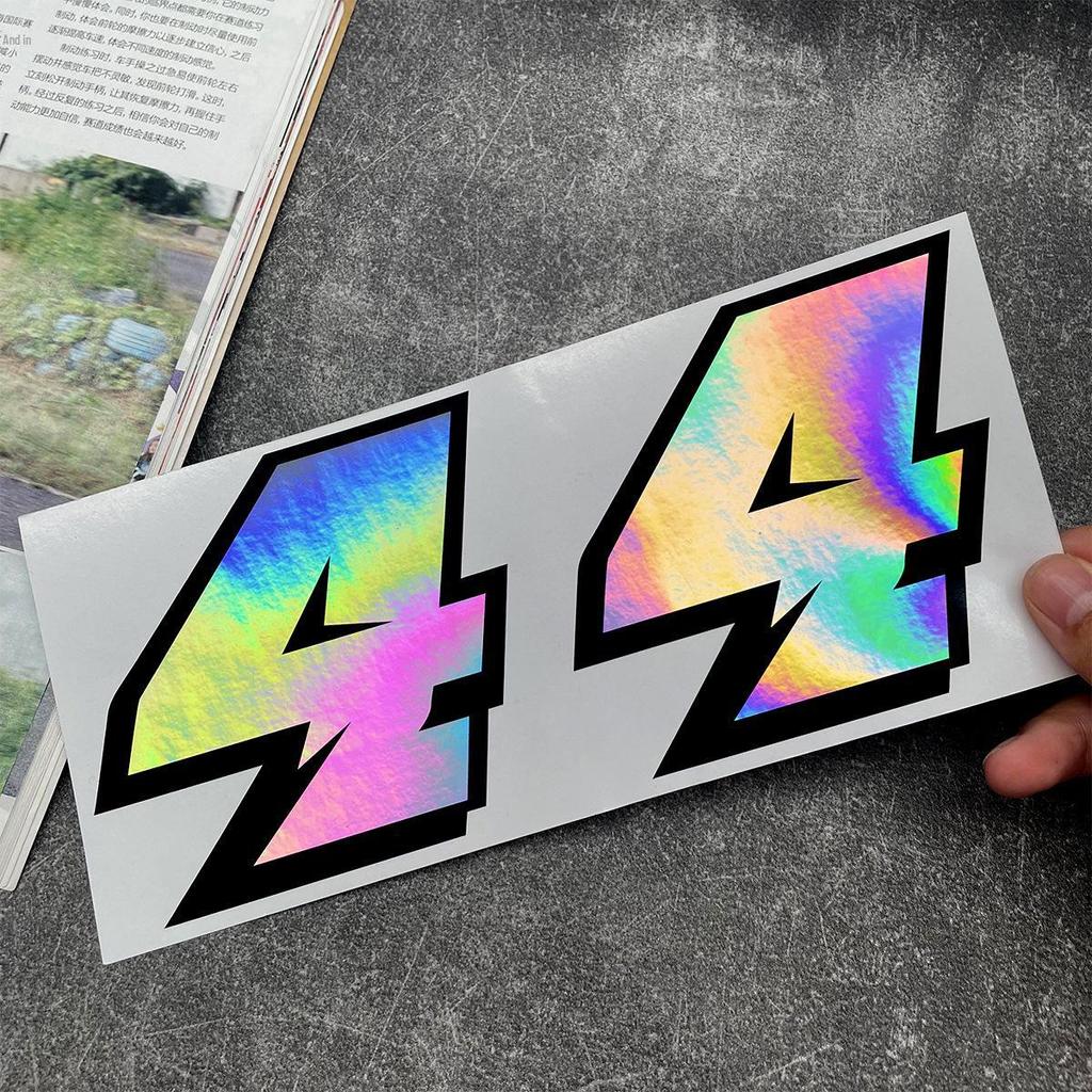 Белые светоотражающие наклейки JDM для автомобиля, водонепроницаемые декоративные чехлы для мотоциклов