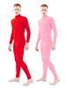 Мужской однотонный облегающий костюм Zentai для танцев