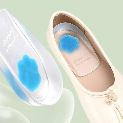 1 пара U-образных подпяточников Супермягкие амортизирующие подпяточники Удобные липкие гелевые вставки-клинья для обуви Гелевые чашечки для пяток 2025