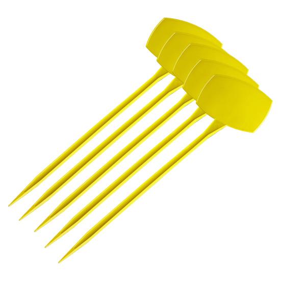 5 шт. Бирки для растений многоразовые пластиковые Т-образные этикетки для растений маркеры для растений