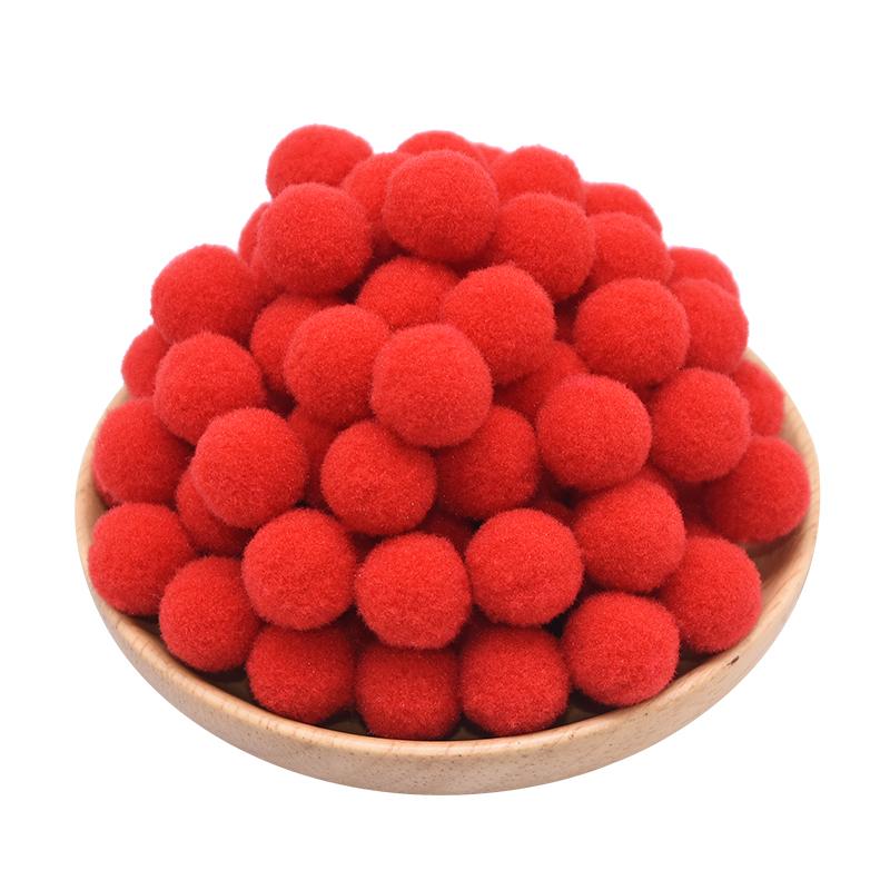 100 шт. 15-25 мм разноцветные помпоны DIY куклы одежда ручной работы материал мягкие пушистые помпоны шары для DIY детские игрушки аксессуары