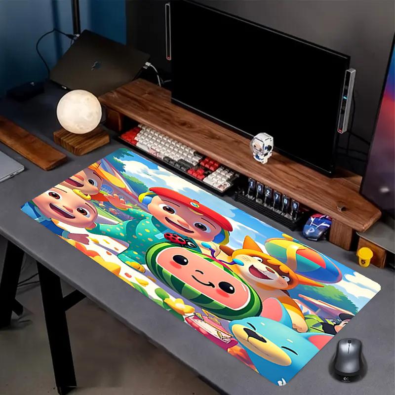 Cocomelon Theme Mouse Pad, Non Slip Rubber Base, Multifunctional Office & Home Decor, Perfect for Workspace Personalization.